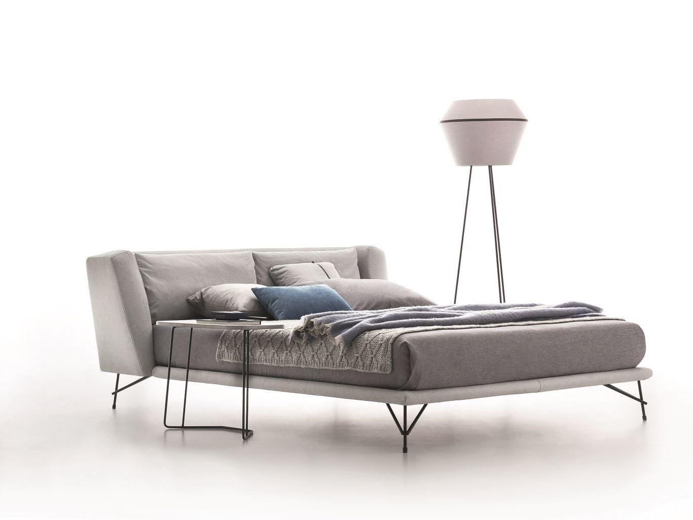 Leather double bed | Lennox by Ditre Italia