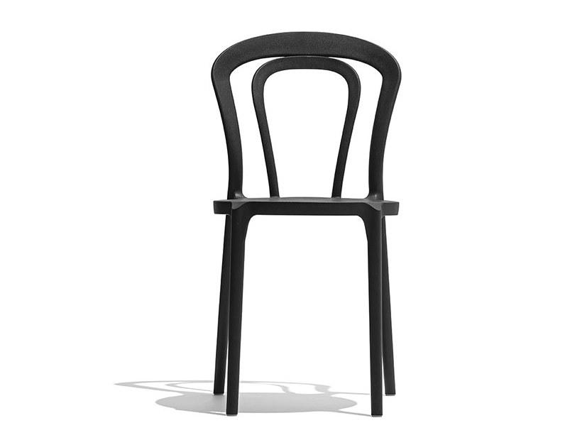Stackable open back polypropylene chair | Caffé by Connubia