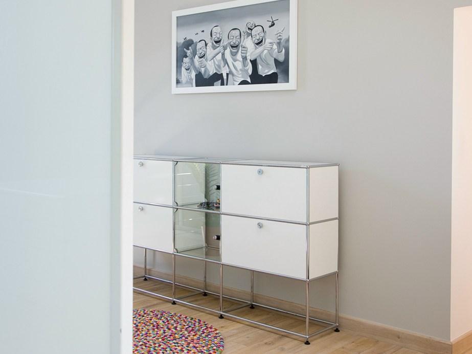 Modular metal sideboard | Haller Credenza For Living Room by USM