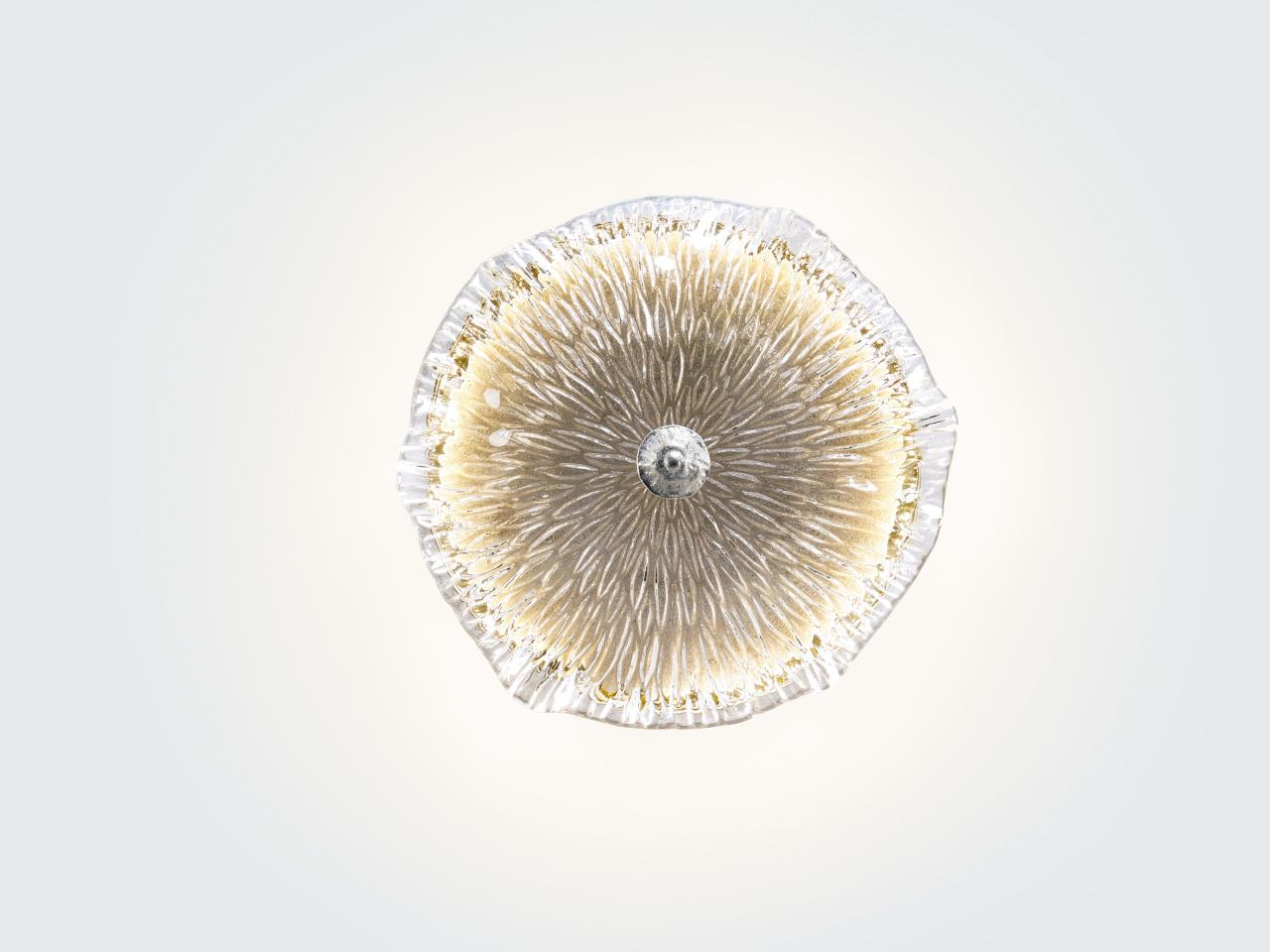 Handmade bronze wall light | Nenufar Ap1456 by Serip