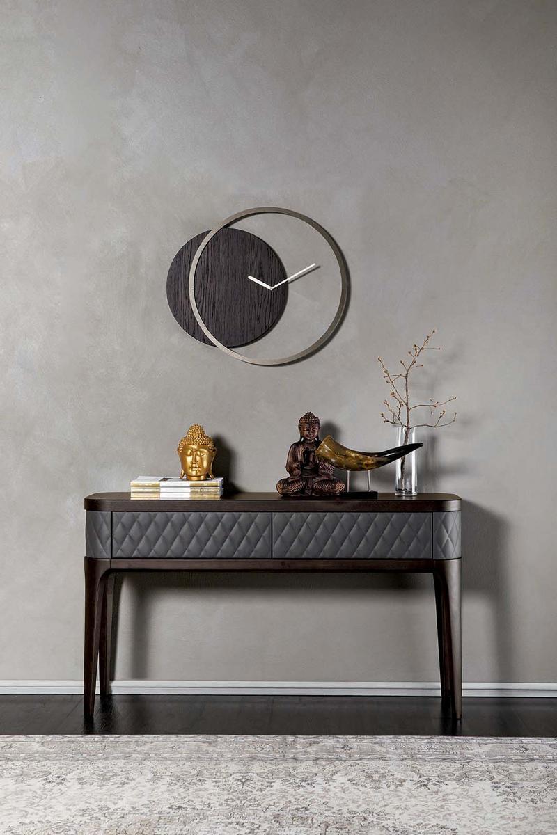 Wall-mounted wooden clock | Circle by Tonin Casa