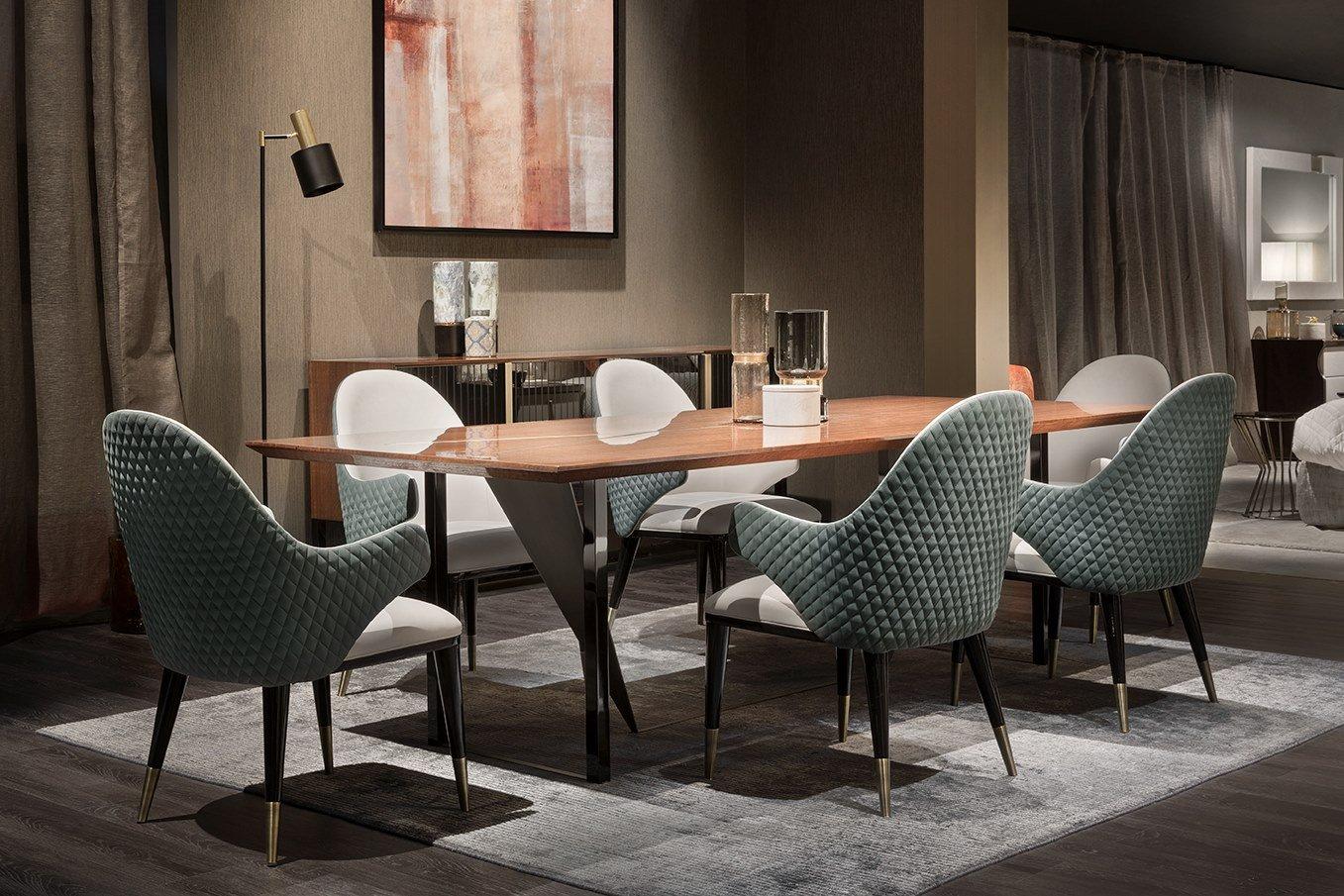 Upholstered fabric chair with armrests | Diva C/b by Capital Collection
