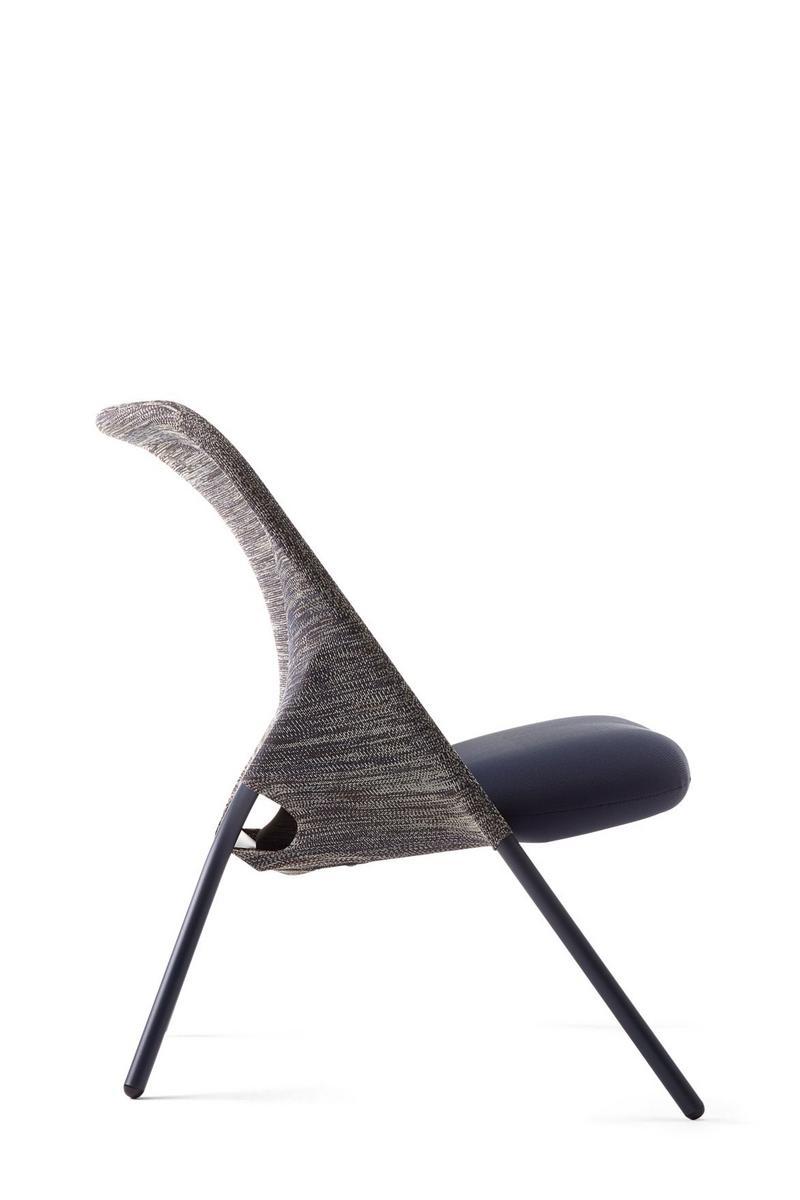 Upholstered easy chair | Shift Lounge Chair by Moooi
