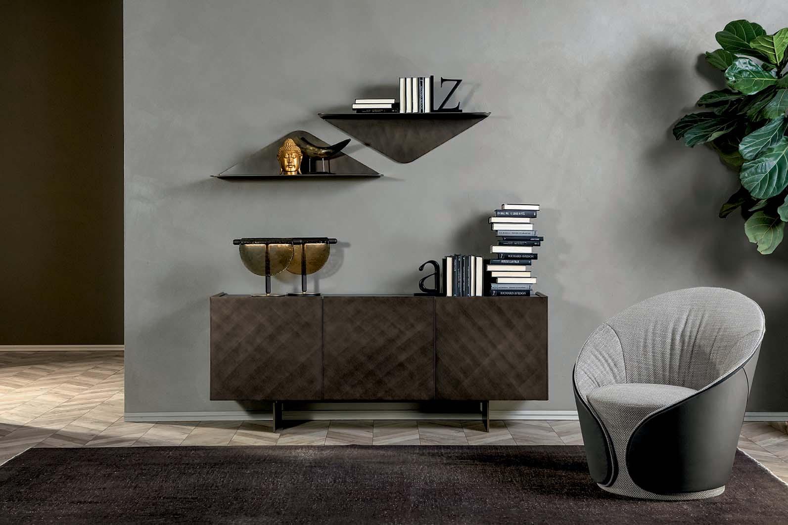 Wooden sideboard with doors | Coated by Tonin Casa