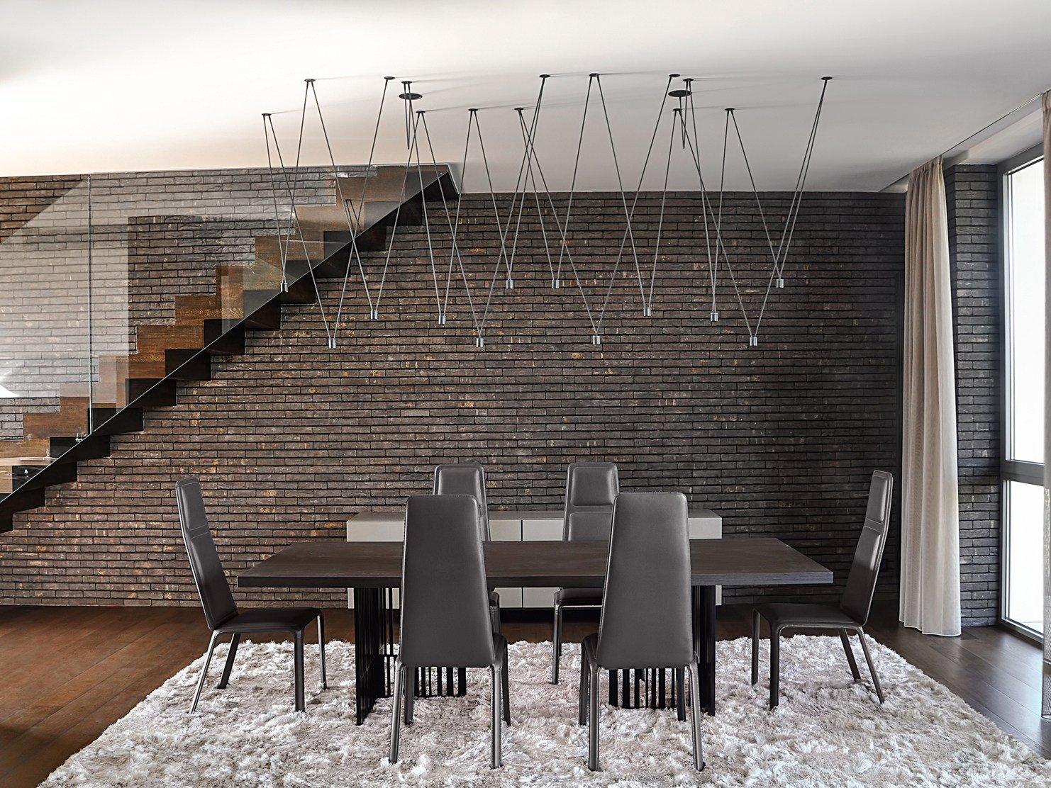 Aluminium pendant lamp | Match by Vibia