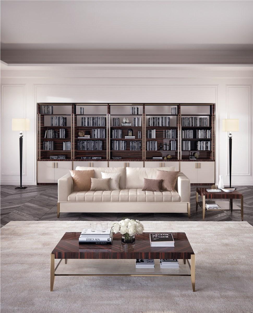 Square wooden coffee table | Alias Q by Capital Collection