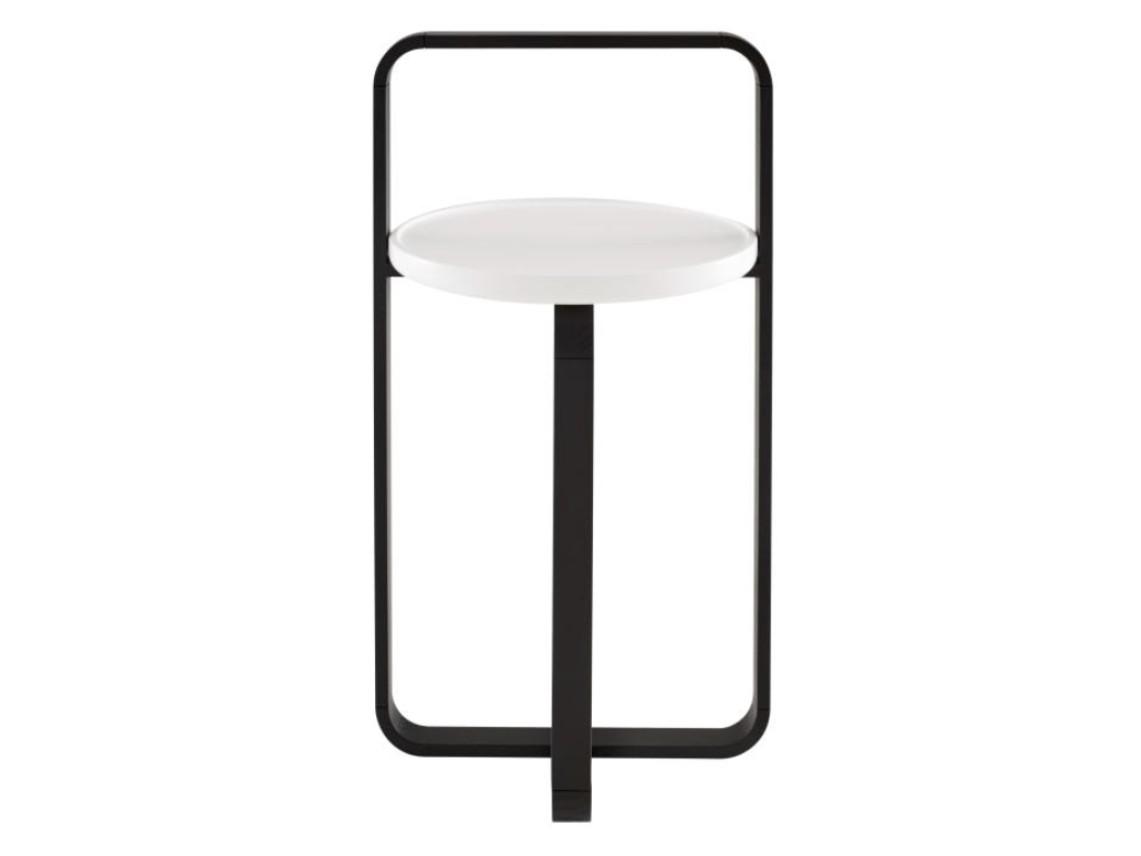 Round wooden high side table | Kaziu by Ligne Roset