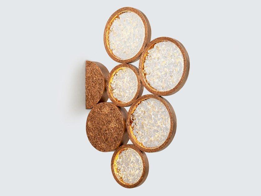 LED handmade bronze wall light | Luna Ap1465 by Serip