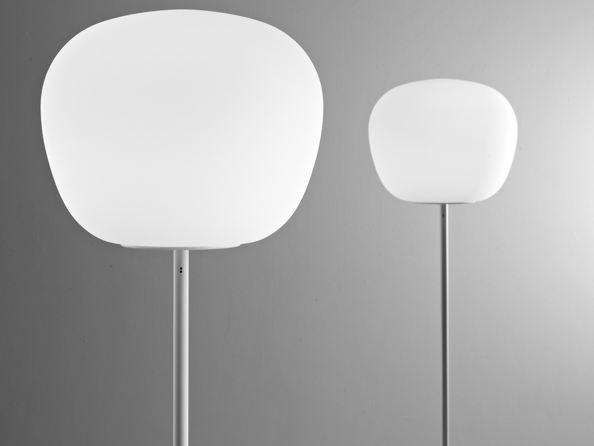 Glass floor lamp | Lumi Mochi by Fabbian