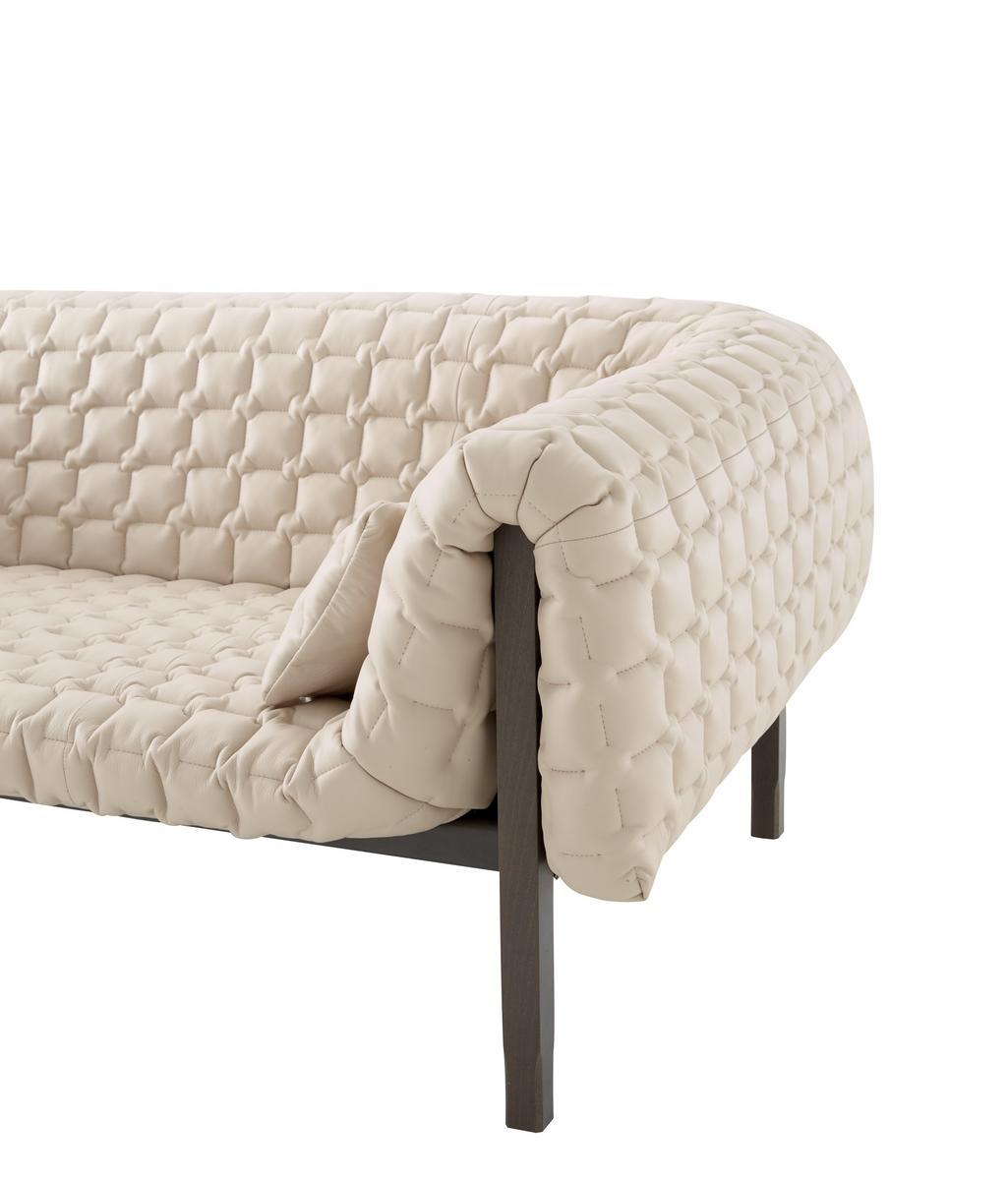 3 seater leather sofa | Ruché by Ligne Roset