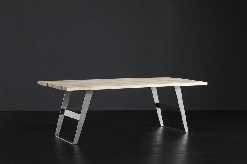 Rectangular wooden dining table | Kenzo + Iron by Altacorte