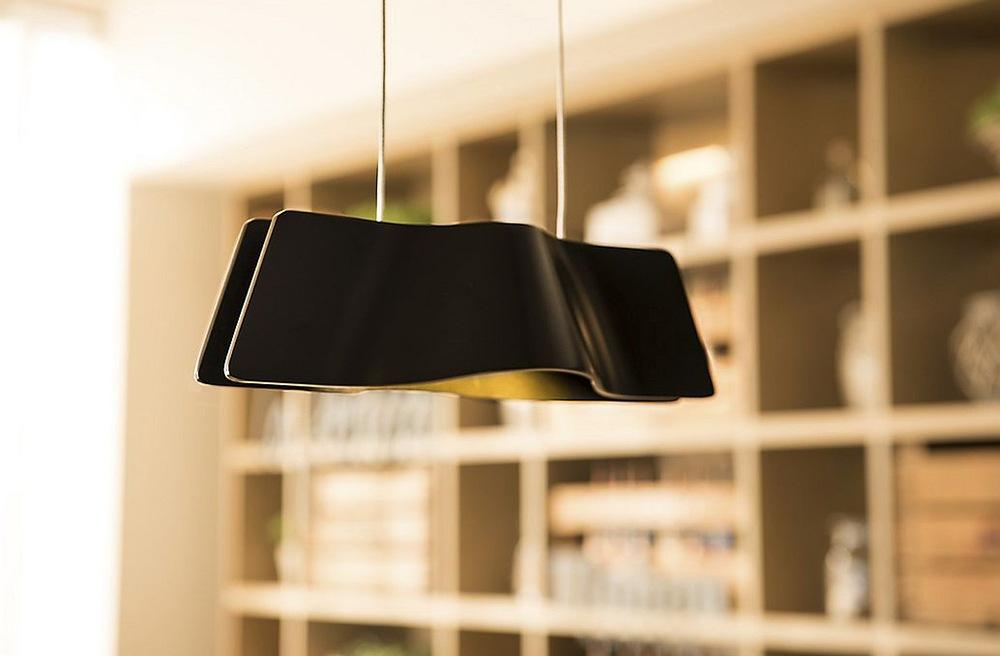 Steel pendant lamp in a contemporary style | Wave by SLV