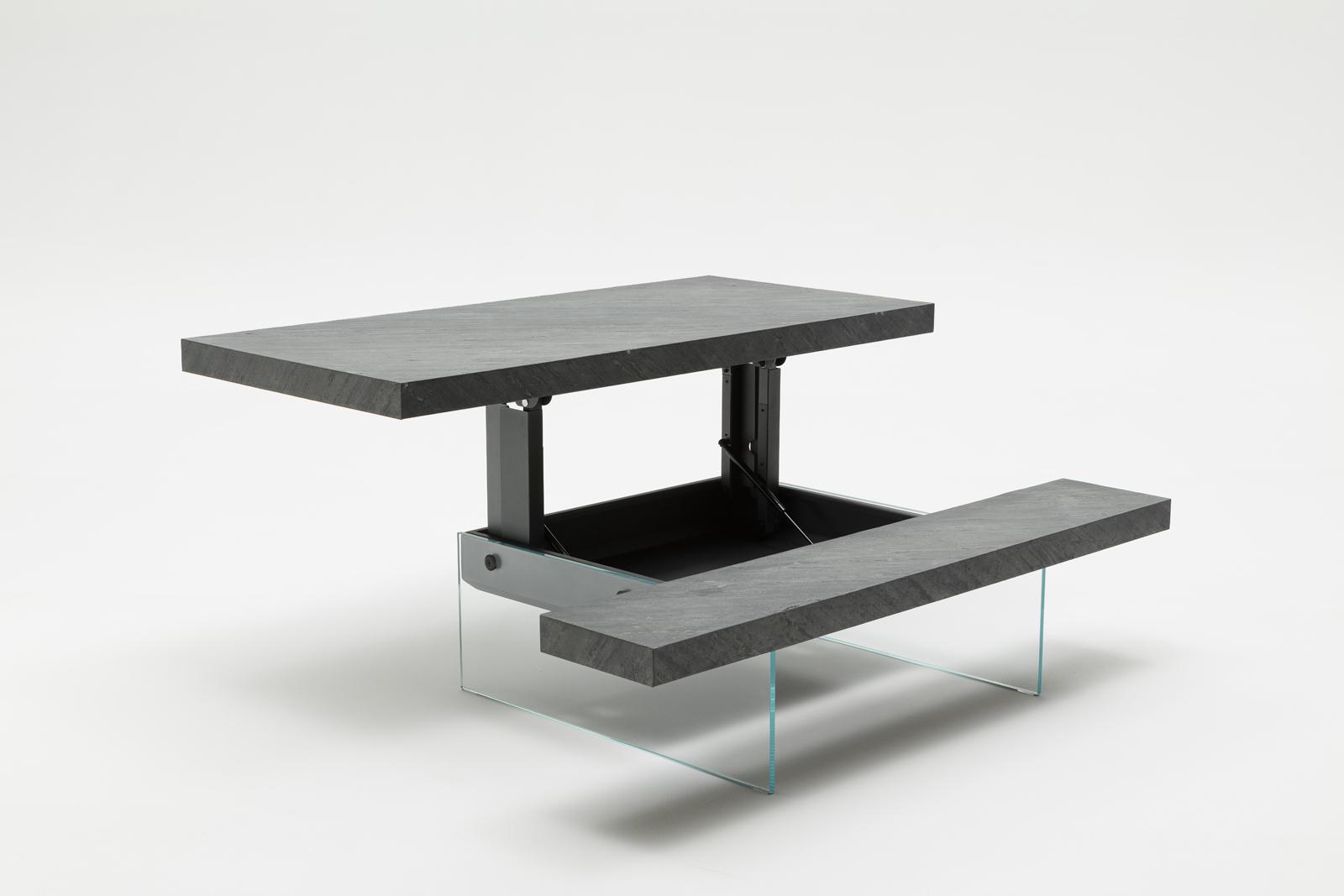 Height-adjustable wooden coffee table | Markus by Ozzio Italia