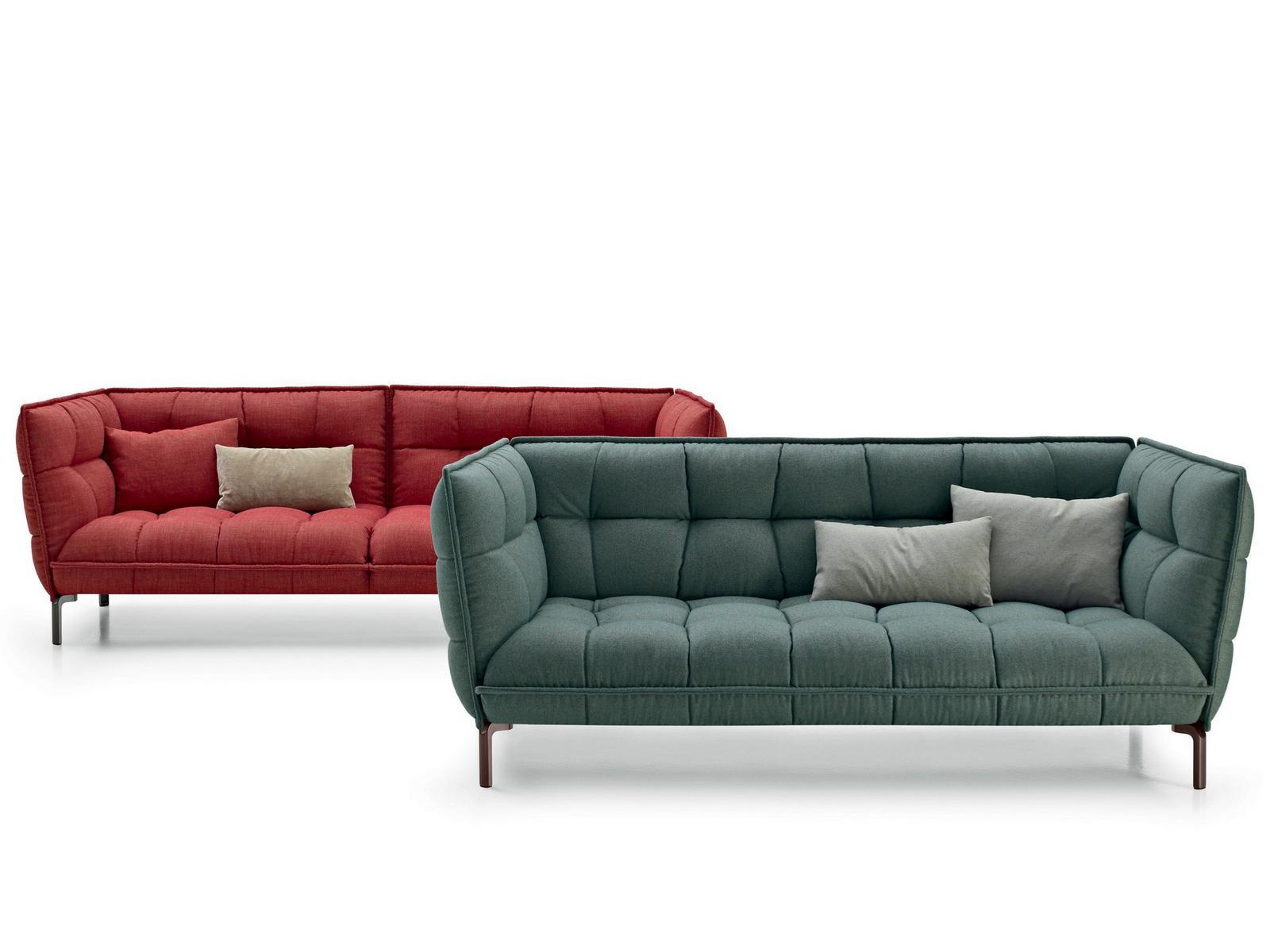 Tufted fabric sofa | Husk by B&B Italia