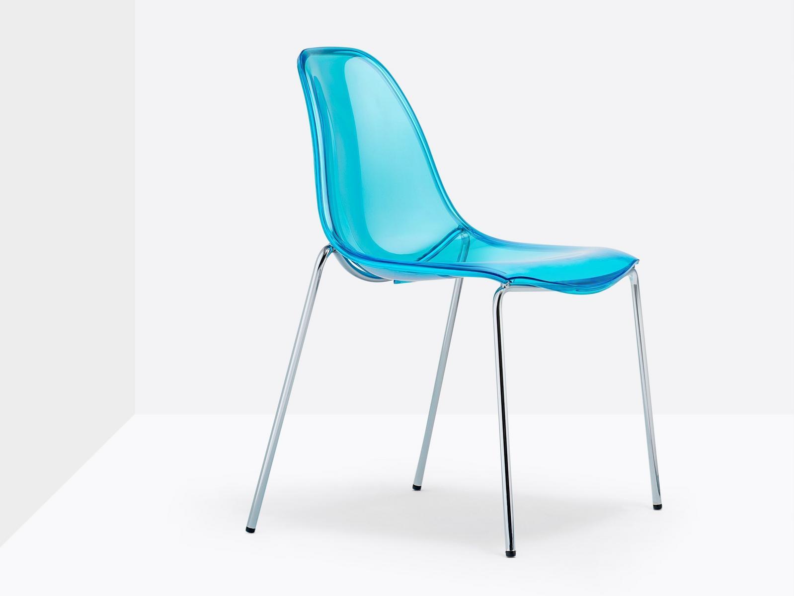 Polycarbonate chair | Day Dream 405 by Pedrali