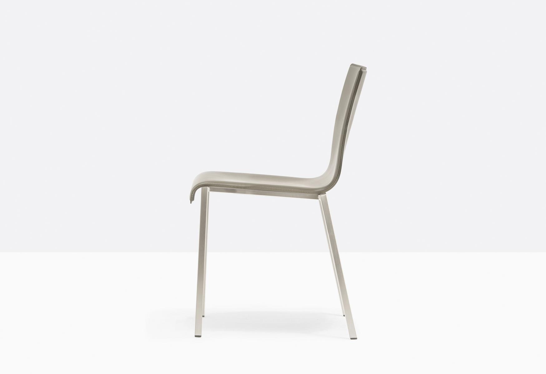 Upholstered steel chair | Kuadra Xl 2461 by Pedrali