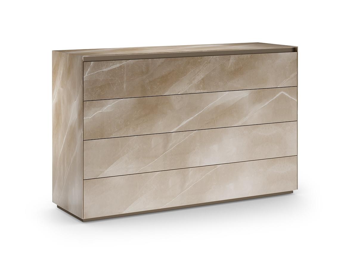 Glass chest of drawers | Monolite by Reflex