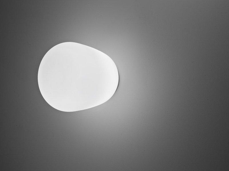 Glass wall lamp | Lumi Baka by Fabbian