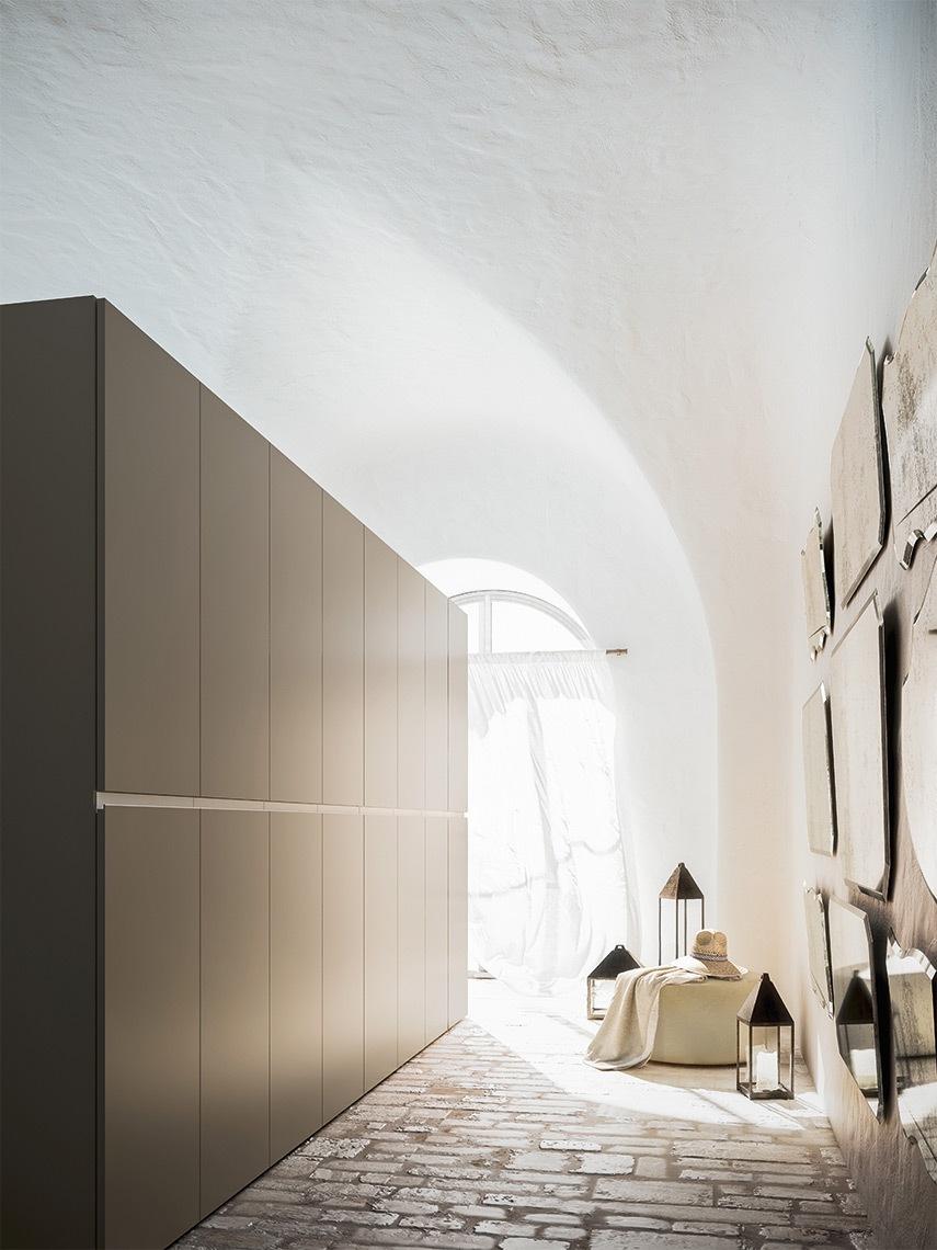 Modular lacquered wardrobe with coplanar doors | Orizon by ALF Dafre