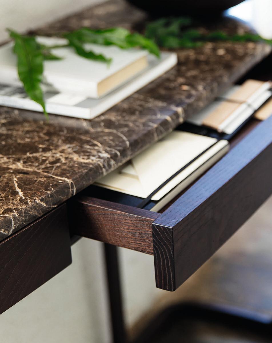 Rectangular ash console table | Blush by Porada