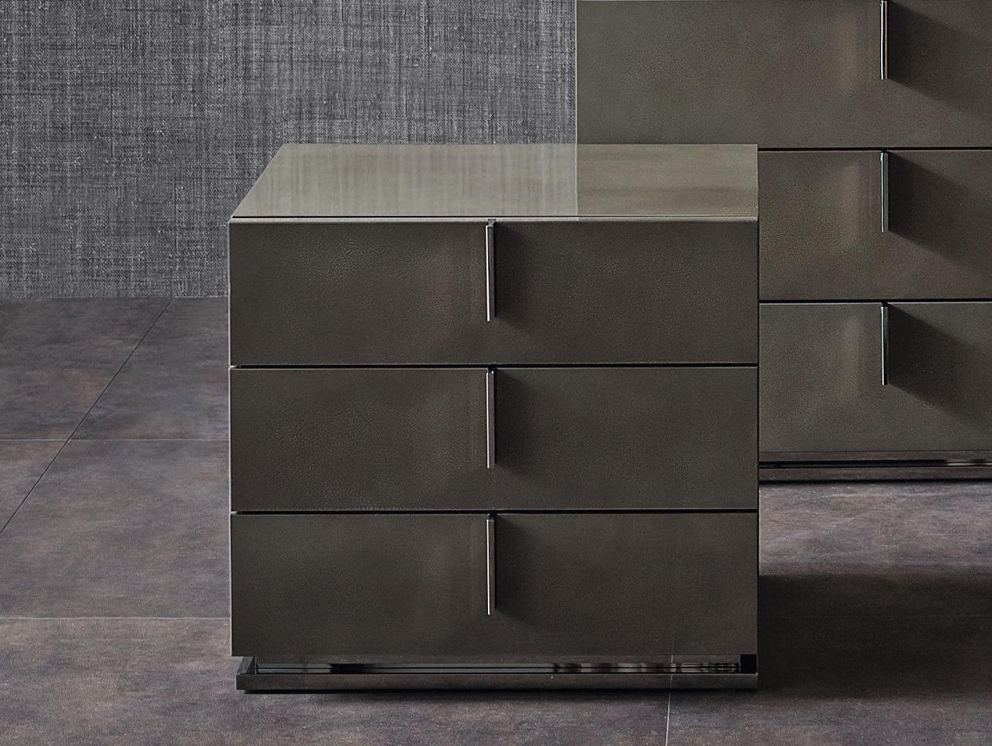 Bedside table with drawers | Ari by Flou