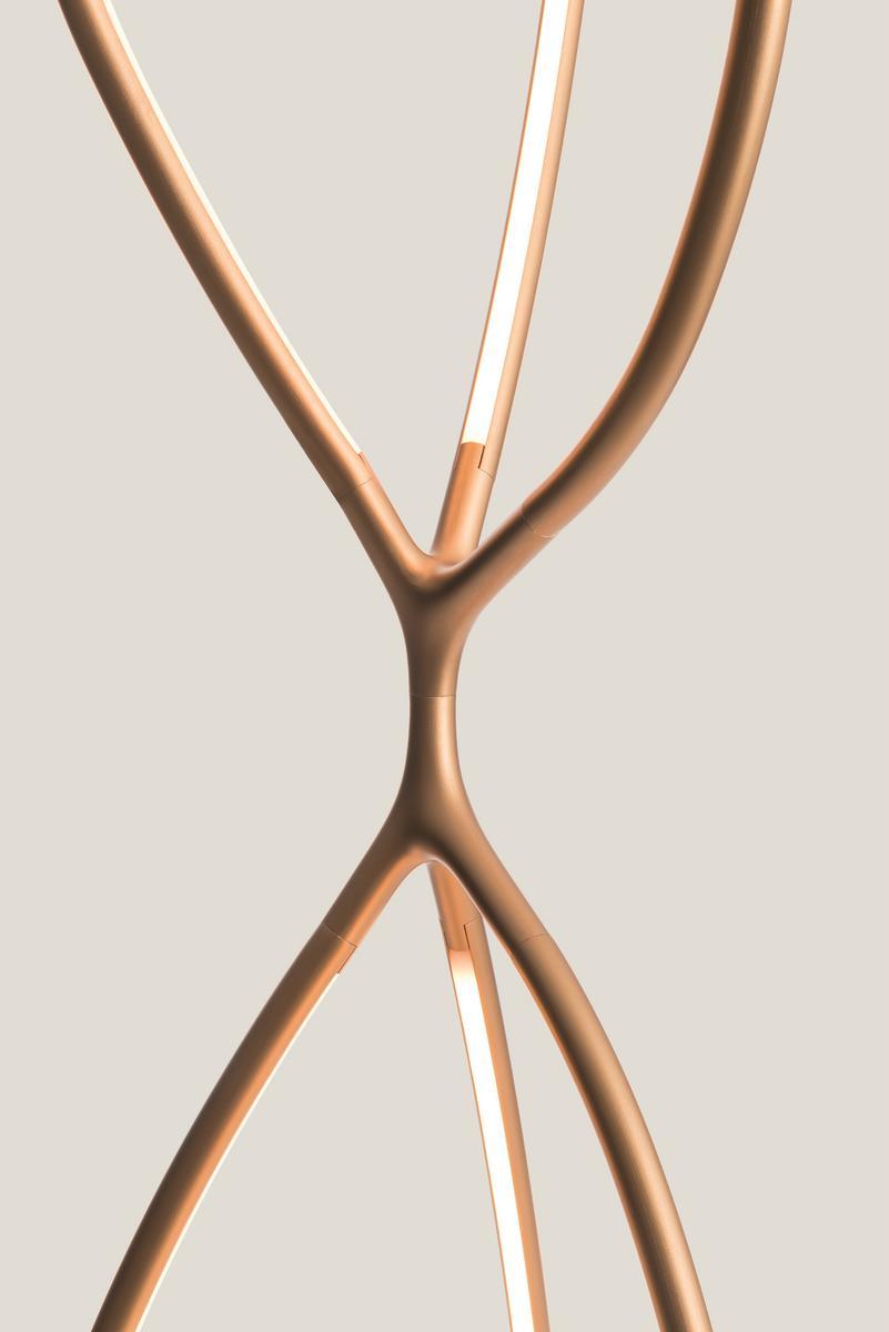 Aluminium and silicone floor lamp | Arrival by Artemide