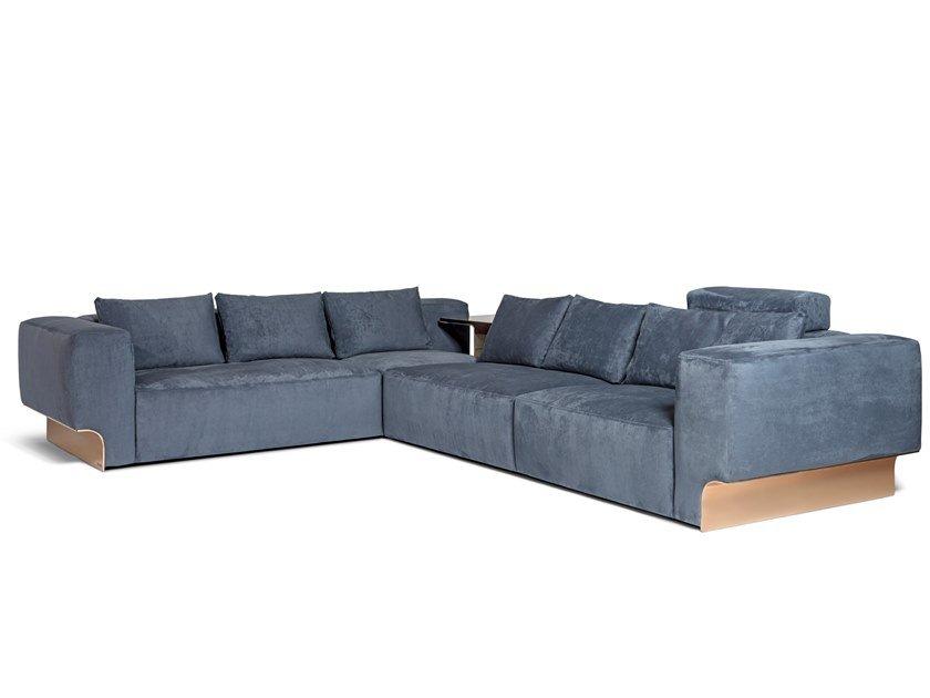 Corner leather sofa | Douglas by Visionnair