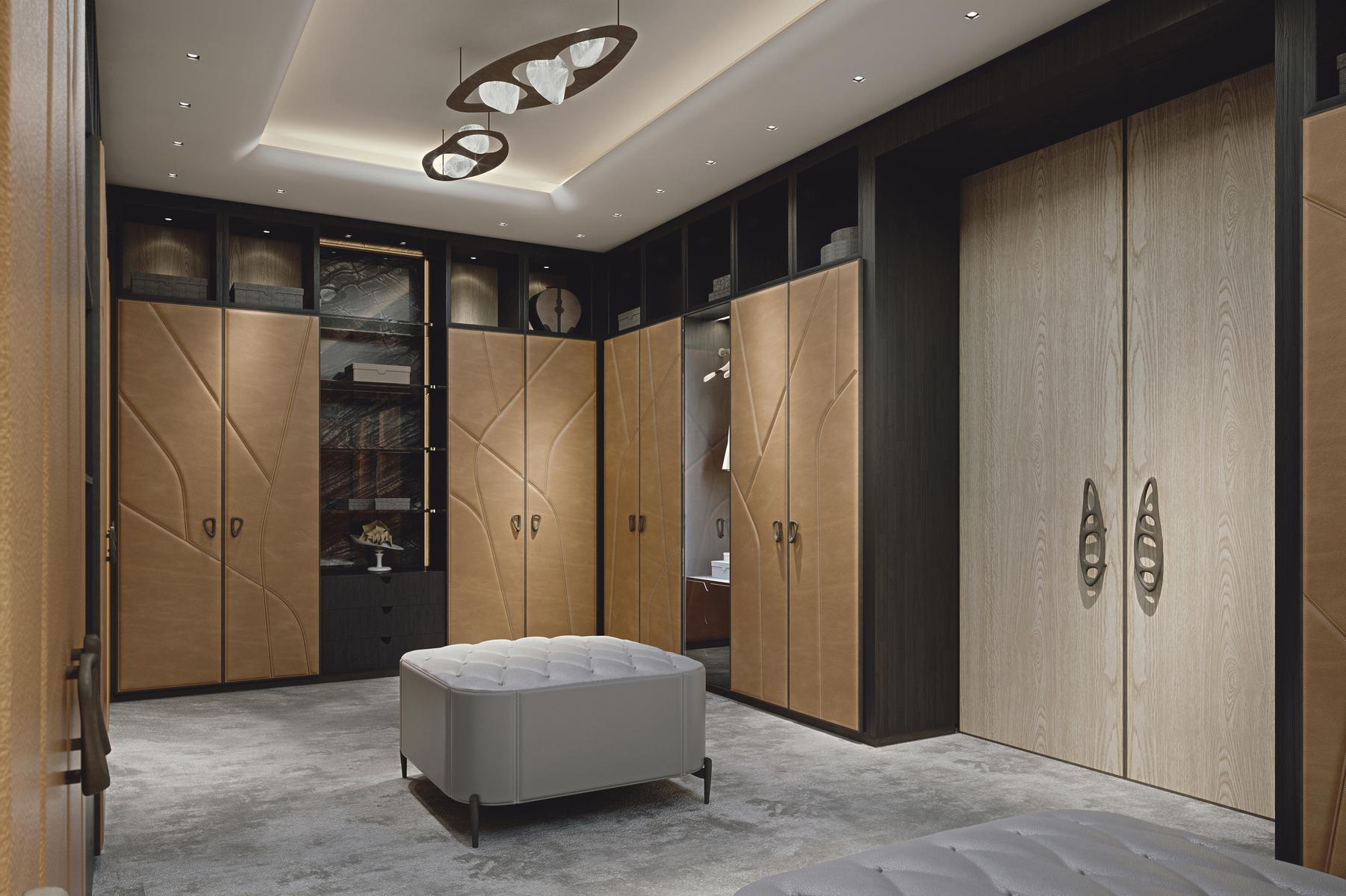 Custom wooden walk-in wardrobe | Afrodite by Ezio Bellotti