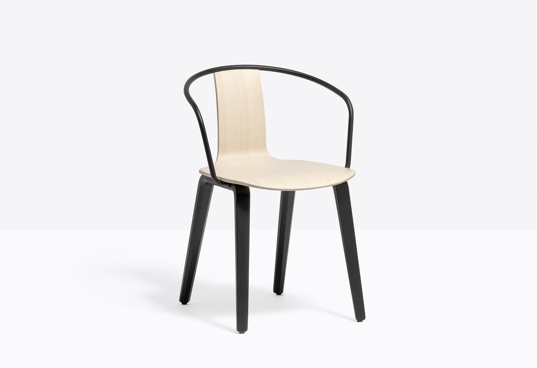 Multi-layer wood chair with armrests | Jamaica 2915 by Pedrali
