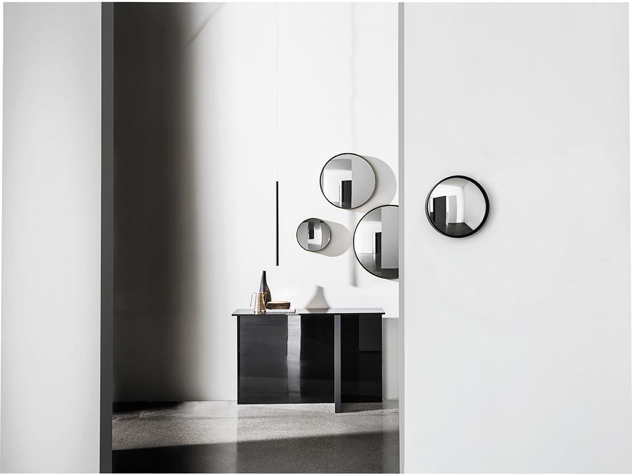 Round wall-mounted mirror | Sail by Sovet