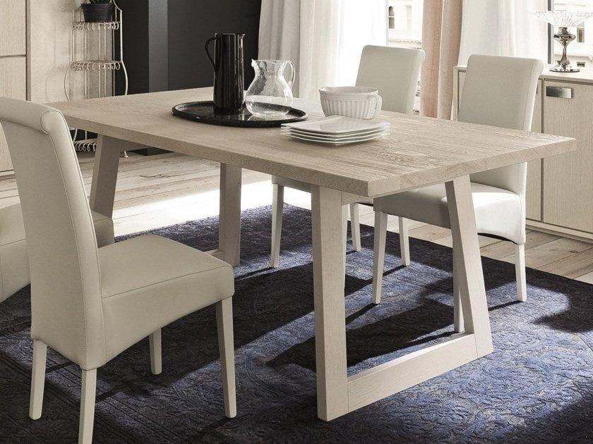 Rectangular oak dining table | Parigi + Flat by Altacorte