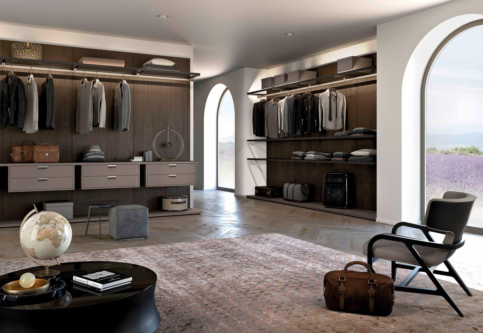 Custom walk-in wardrobe | Kab by Olivieri