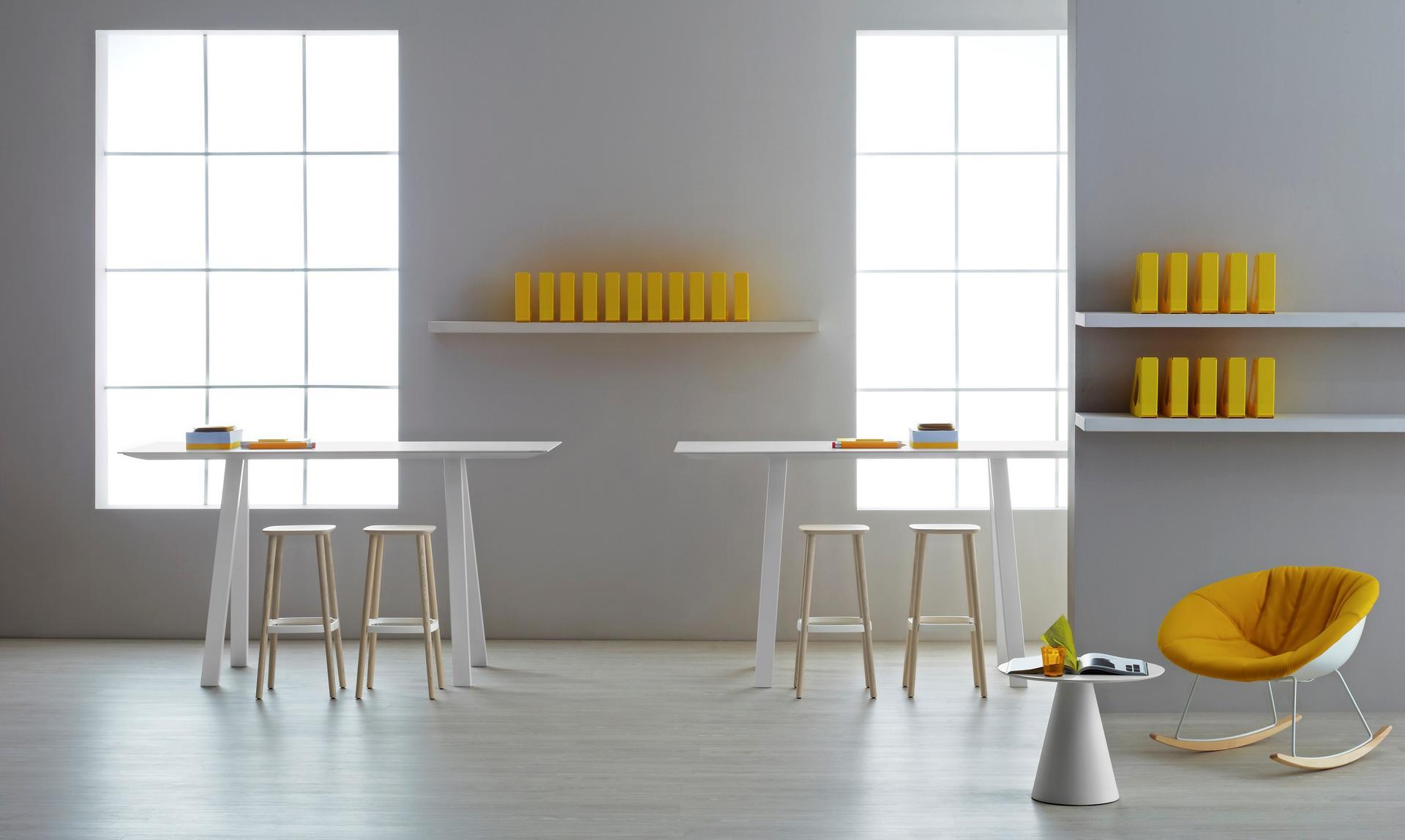 Rocking technopolymer easy chair | Gliss Swing 350 by Pedrali