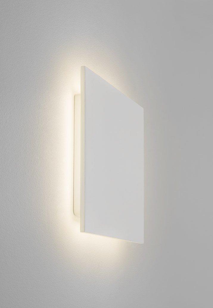 LED indirect light plaster wall lamp | Eclipse Square by Astro lighting