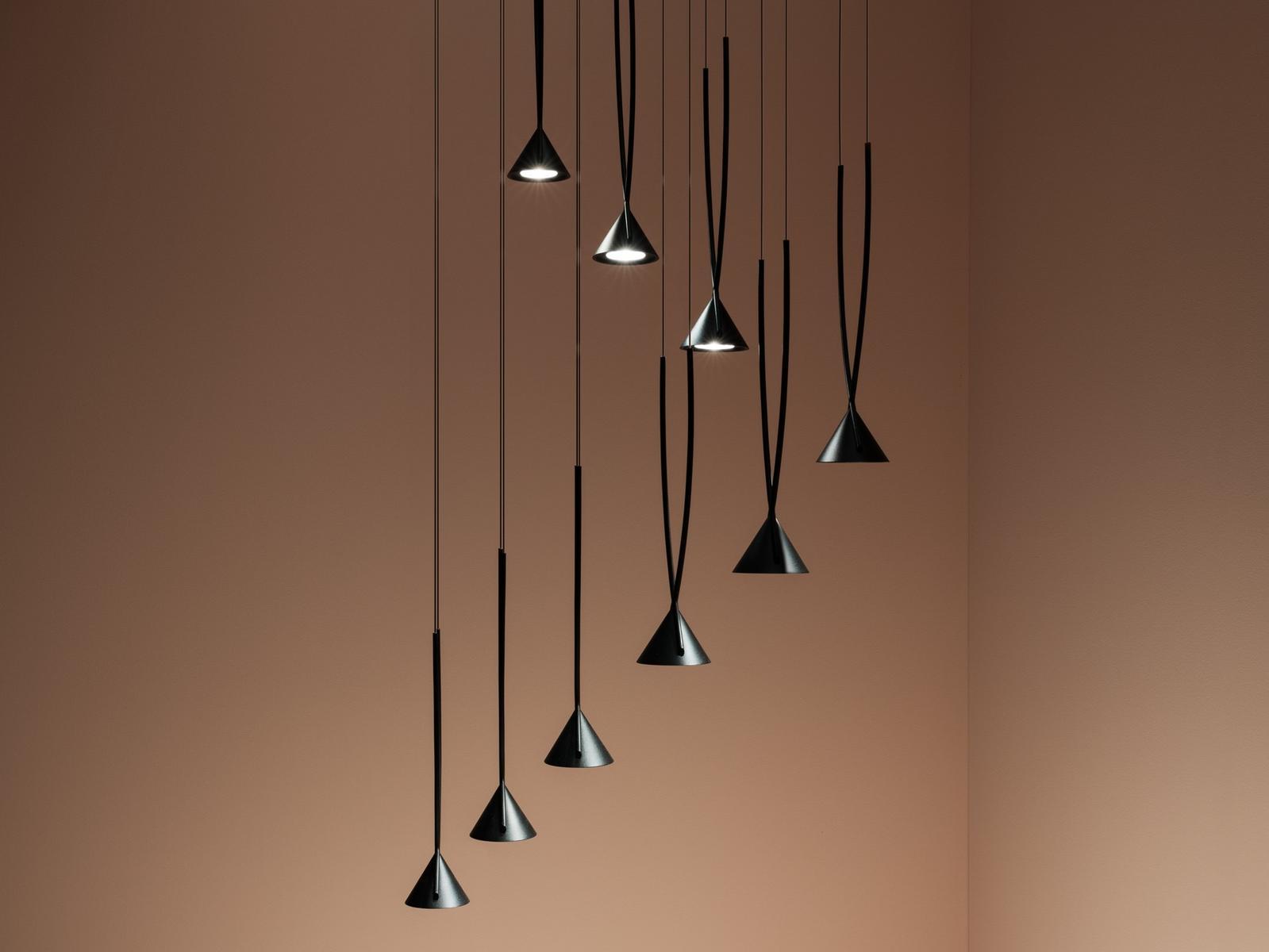 Nylon® recycled glass pendant lamp | Jewel by Axolight