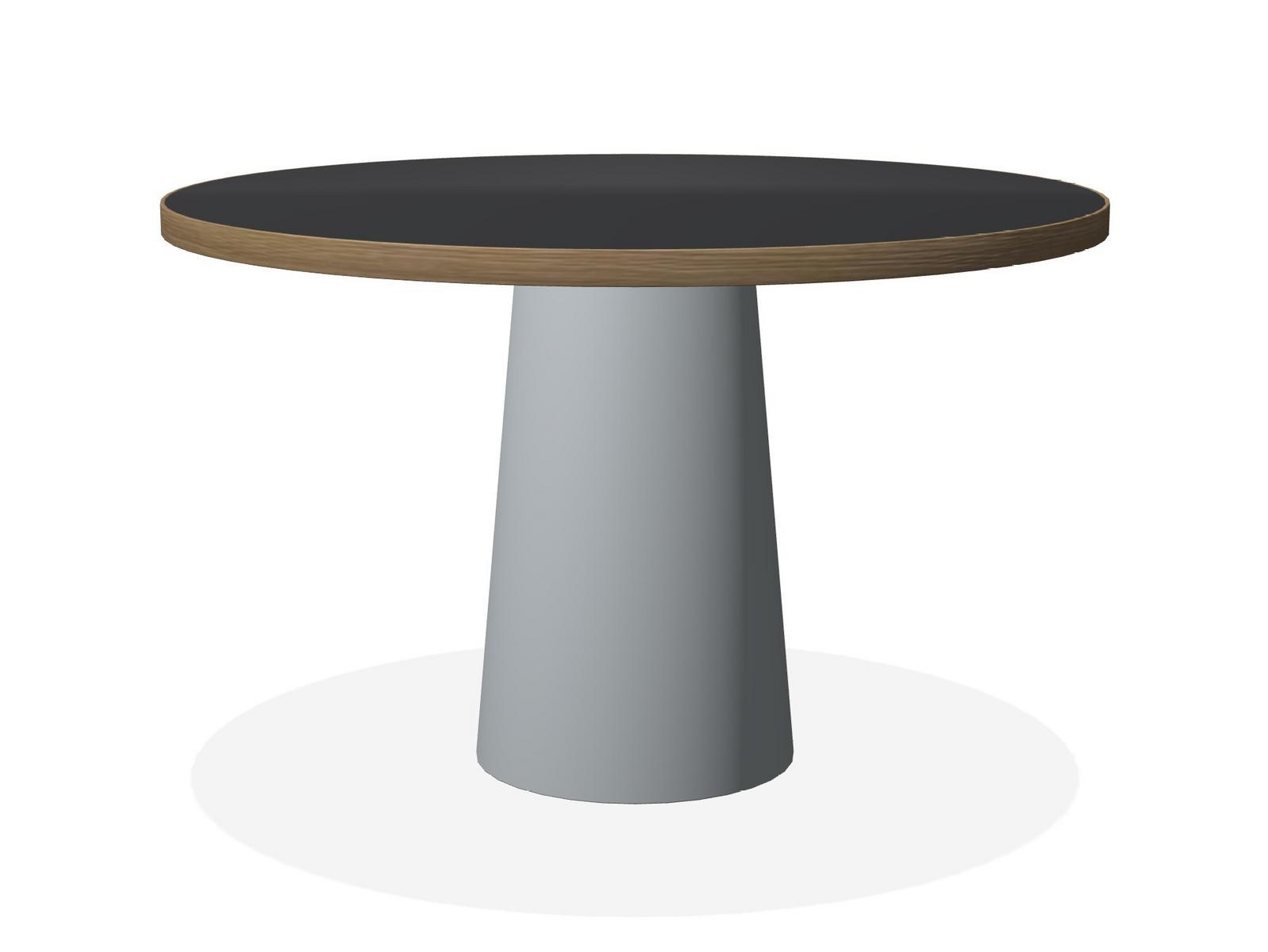 Round resin table | Container Table Classic Round 120-140 by Moooi