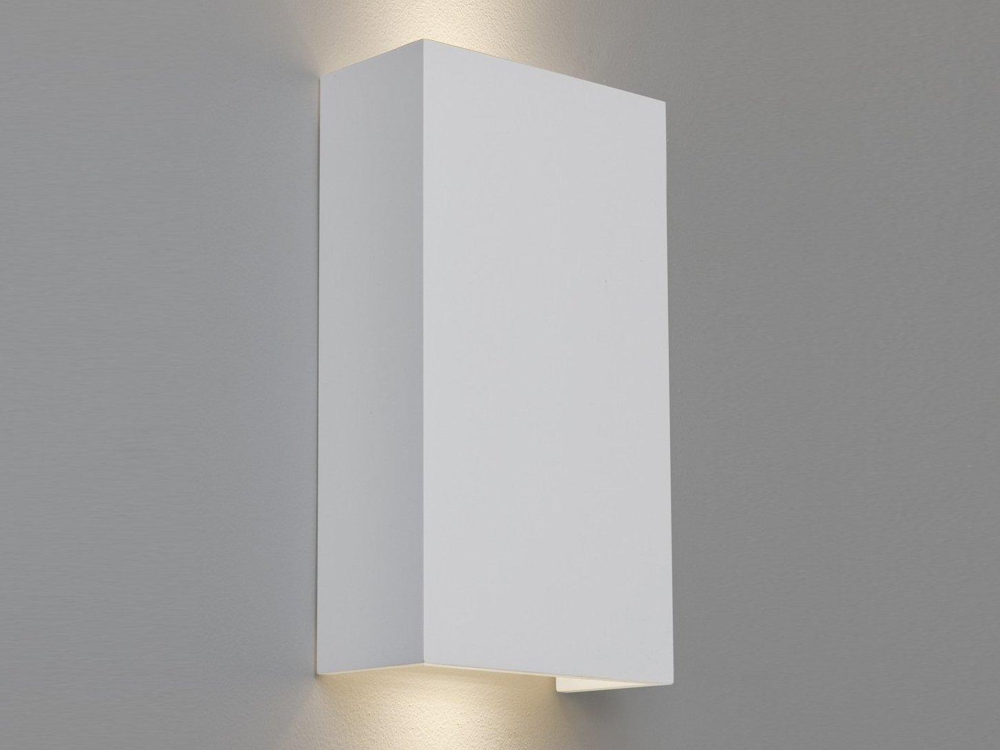 Plaster wall light with dimmer | Pella 190 by Astro lighting