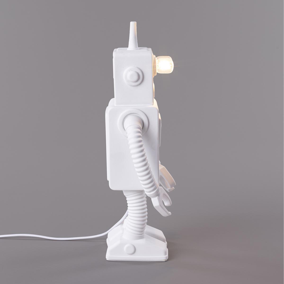 LED porcelain table lamp | Robot by Seletti