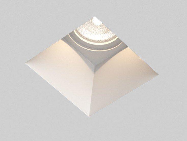 LED square recessed plaster spotlight | Blanco Square by Astro lighting