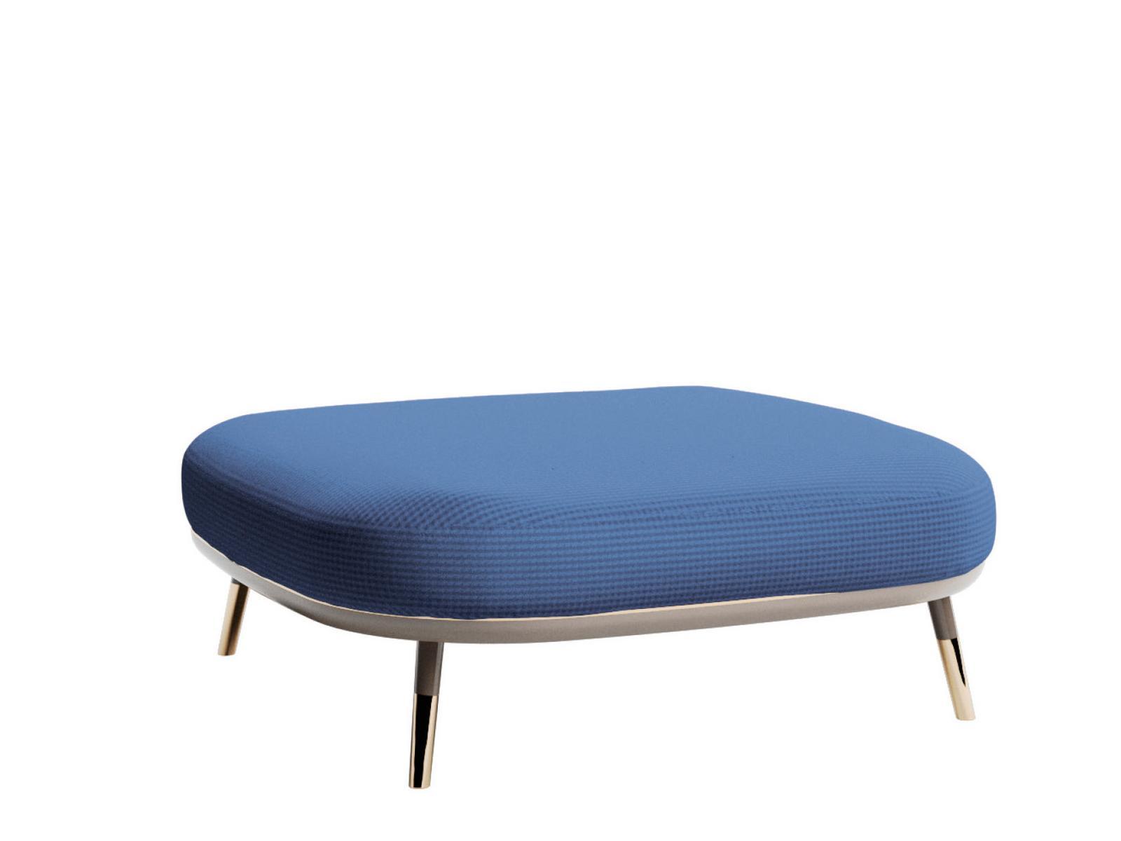 Upholstered square pouf bed | Sabrina by Volpi