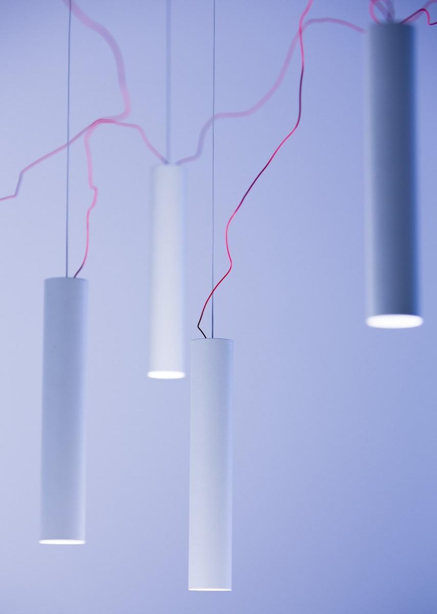 LED metal pendant lamp | Simbiosi by Davide Groppi