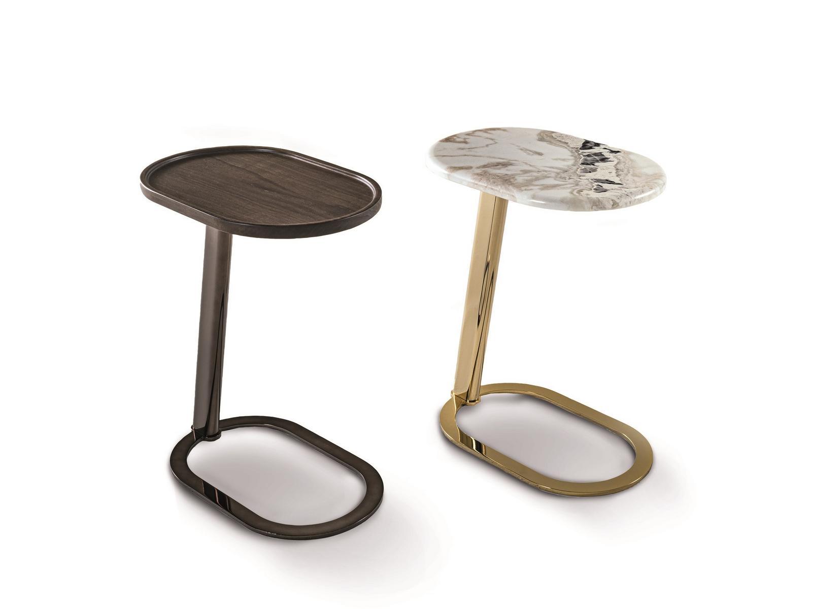 Oval metal coffee table | Kobe by Longhi