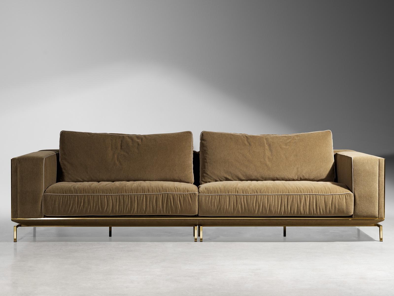 Sectional 3 seater fabric sofa | Backstage by Visionnair