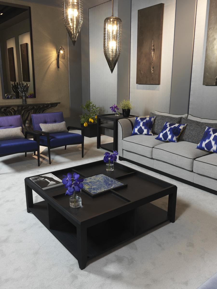 Low wooden coffee table with storage space | Mileto by Ezio Bellotti