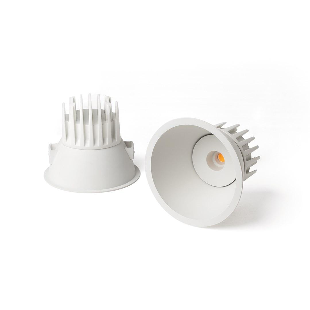 LED round recessed aluminium spotlight | Lex Eco Mini by Arkoslight