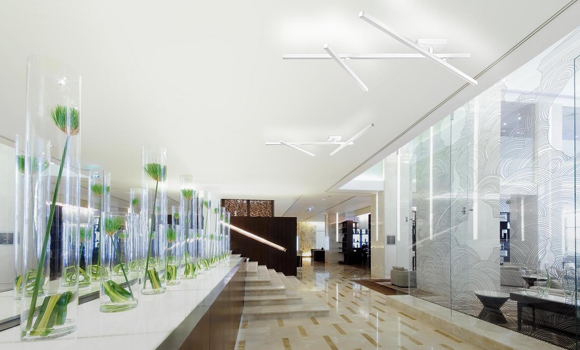 LED adjustable metal ceiling lamp | Carmen by Panzeri