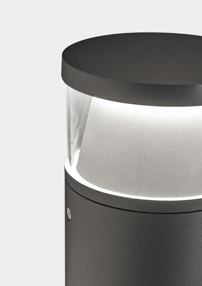 LED aluminium bollard light | Dan by Leds C4