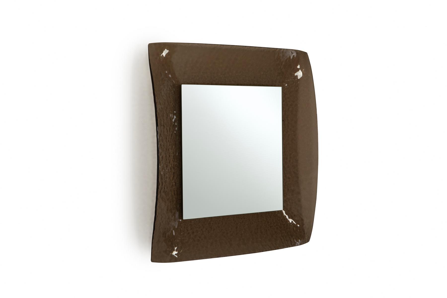 Square framed wall-mounted mirror | Decò by Tonin Casa