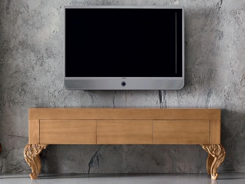 Wooden TV cabinet | Minimal Baroque by Modenese Gastone