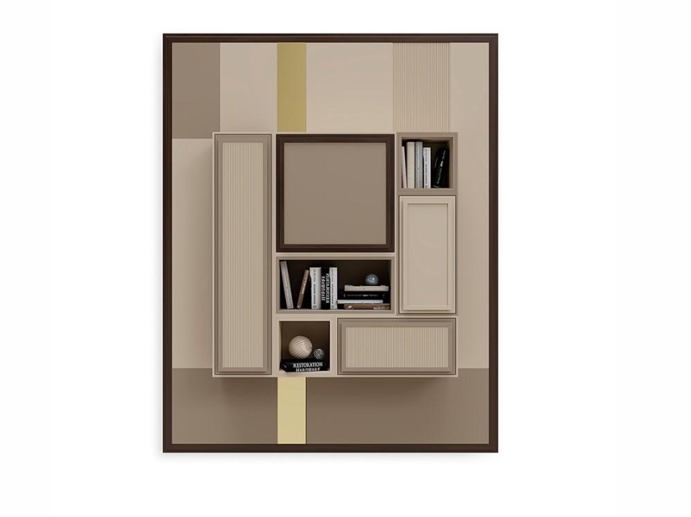 Sectional wall-mounted storage wall | Pr.864 by Stella del Mobile